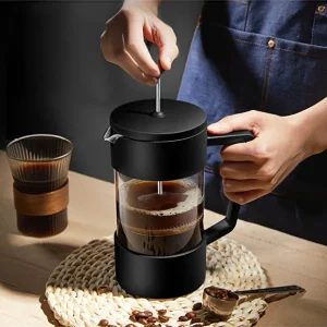 Kahve Presi 350 ml Isıya Dayanıklı Cam Filtre Kahve & Bitki Çayı Demliği